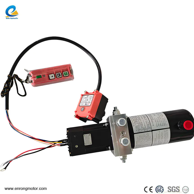 24 V 0,8 kW 1,2L egyedi hidraulikus teljesítmény egység